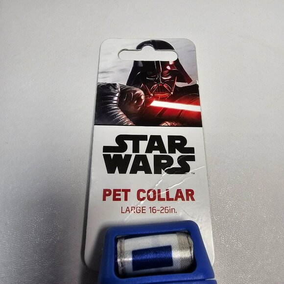 Star Wars R2D2 Pet Collar Size Large 16-26" Adjustable NEW Disney - Picture 4 of 4